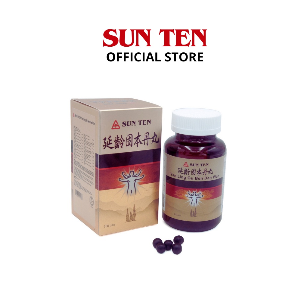 Sun Ten Yan Ling Gu Ben Dan Wan 200 pills 順天堂延齡固本丹丸 Healthy hair and ...