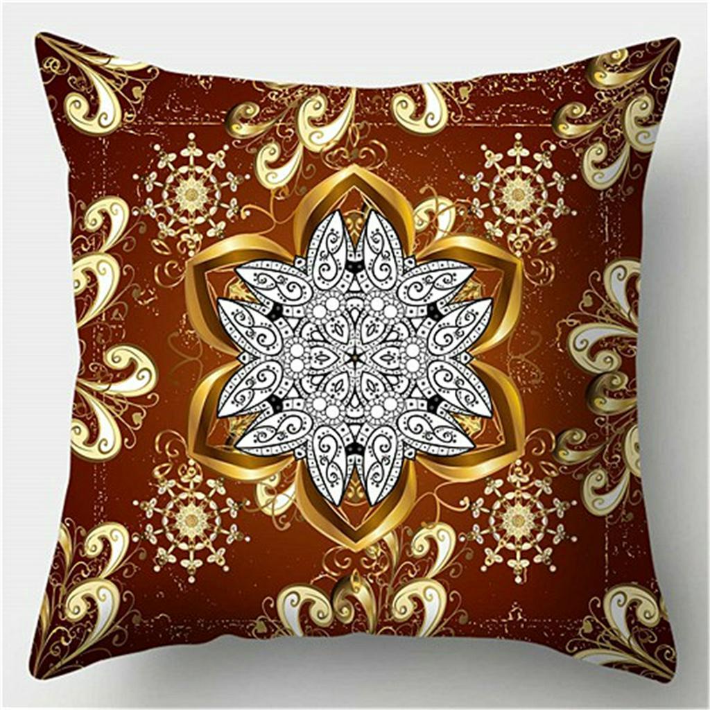 RoKo-Textilien Decorative Pillow Cover 40x40 / 50x50 Cm - Geometric Abstract Pattern