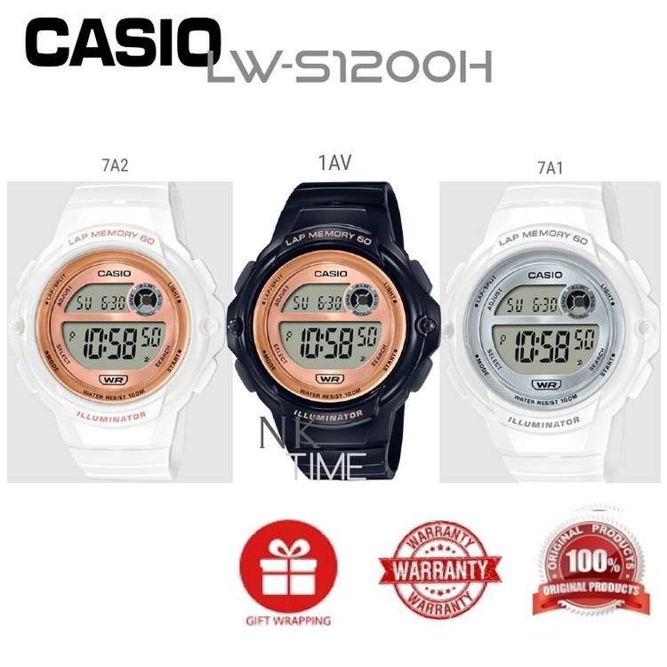 Casio LW-S1200H-1AV/7A1/7A2 Digital Sport Watches | Shopee Malaysia