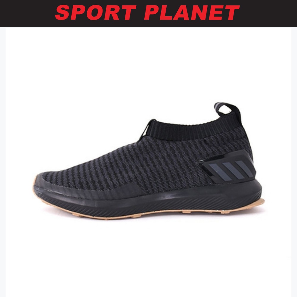 Adidas laceless best sale shoes black