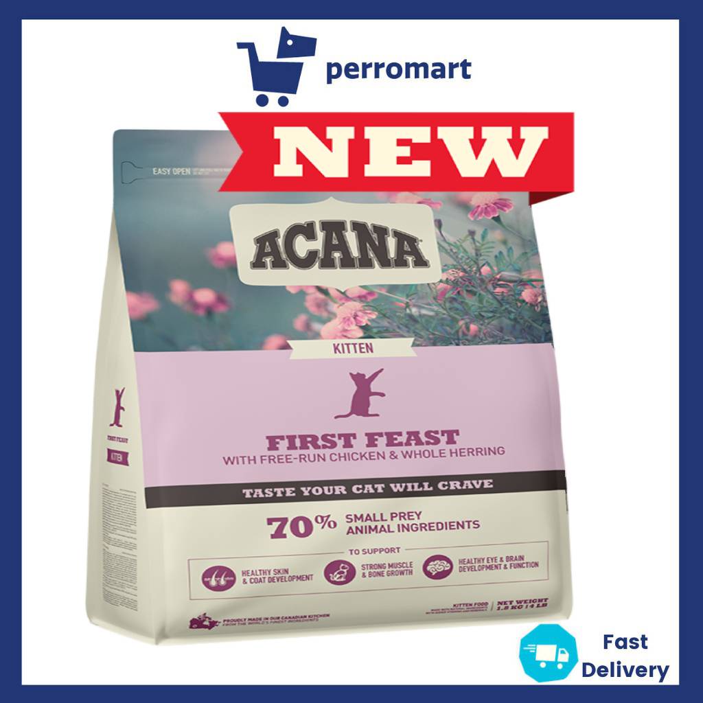 Acana Classics First Feast Dry Cat Food for Kittens (1.8kg) Shopee