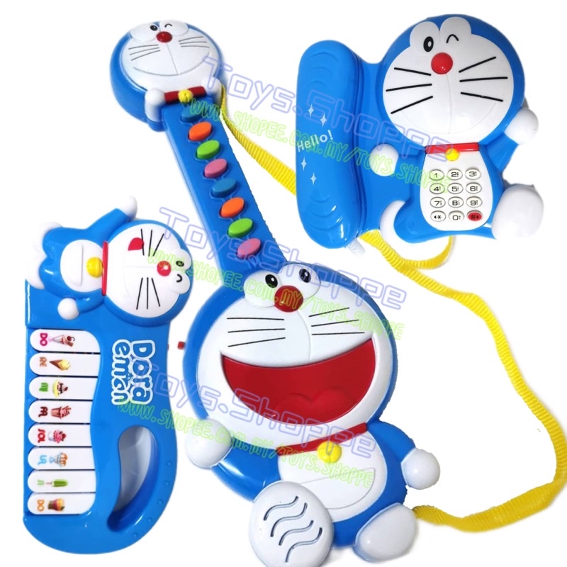 DORAEMON MUSICAL PIANO, GUITAR & PHONE SET | Shopee Malaysia