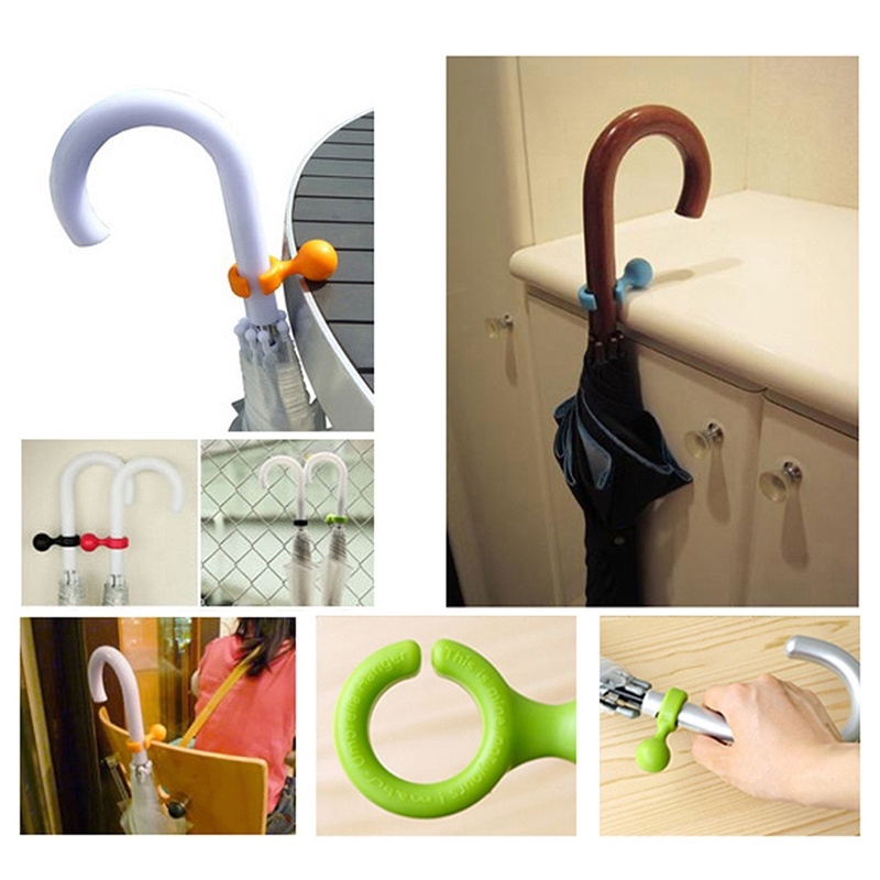 Home Umbrella Storage Rack Adhesive Wallmounted Umbrella Holder Hanger