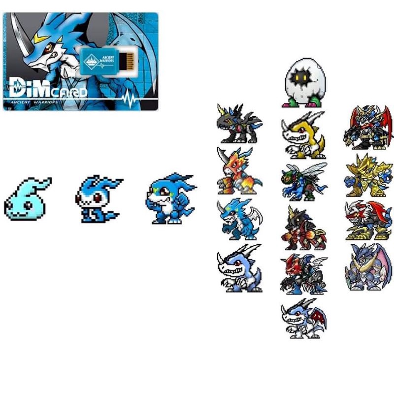 Ready StockDigimon Vital Bracelet DIM Card Ancient Warriors Veemon /  VDIM| Shopee Malaysia