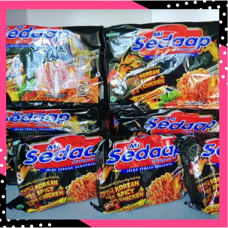 Mi Sedapp Korean Spicy Chicken 87g X 5 Shopee Malaysia