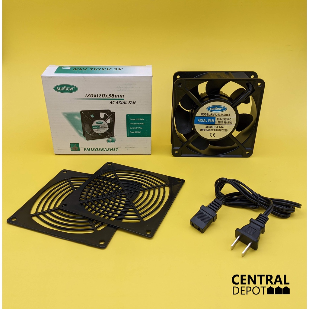 Sunflow Blower Fan 220V Set - Computer CPU Exhaust Cooling Fan ...