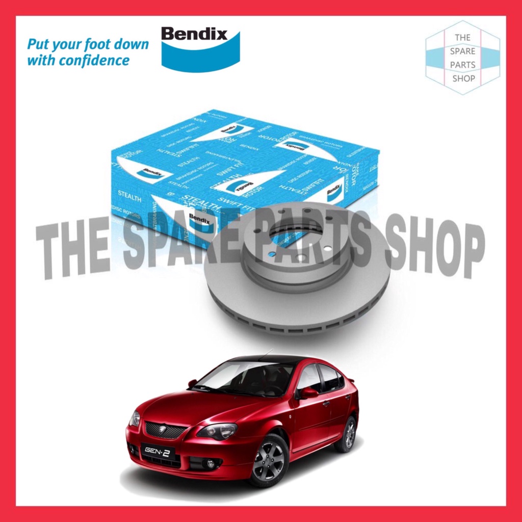 BENDIX DISC ROTOR STANDARD/ ULTIMATE SET FRONT PROTON GEN2 PERSONA ...