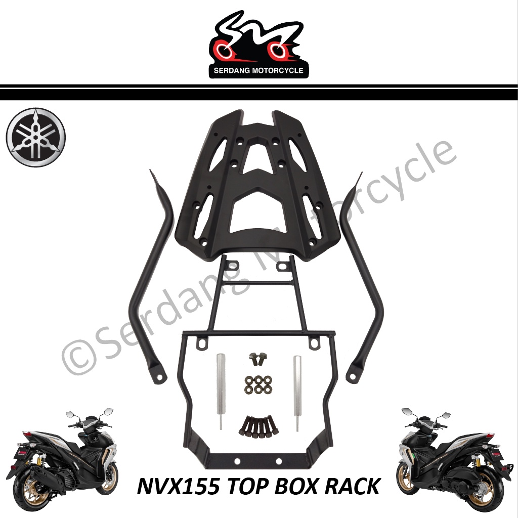 Top Rack Yamaha NVX 155 V1 Bracket Rear Luggage Rak Bagasi Pemegang ...