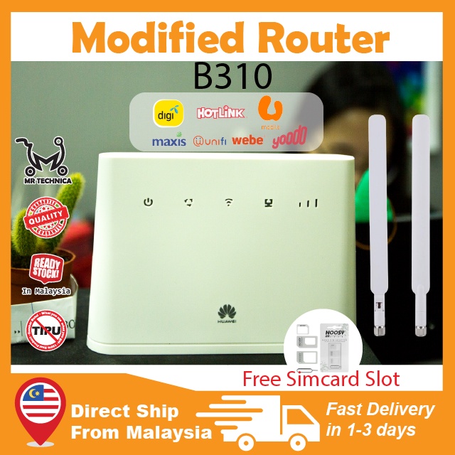 New modem wifi modified unlimited Hotspot 4G Huawei B310 Bypass Data
