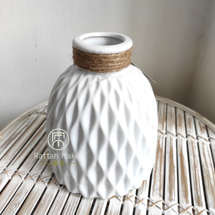Ceramic Enamel Vase Countertop Modern Design Minimalist Pasu Ceramic ...
