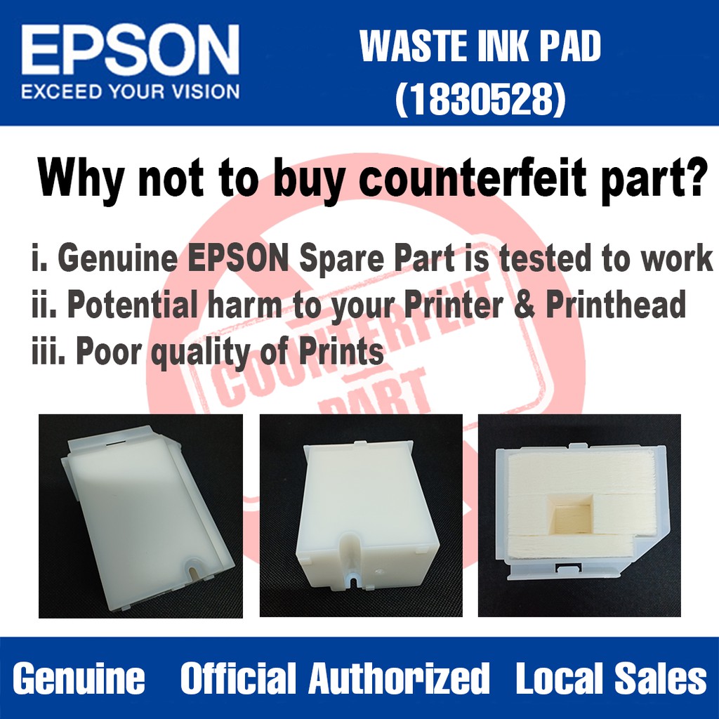 OFFICIAL EPSON L3110 L3150 Ink Pad EPSON L3120 L1110 L3156 Waste Ink
