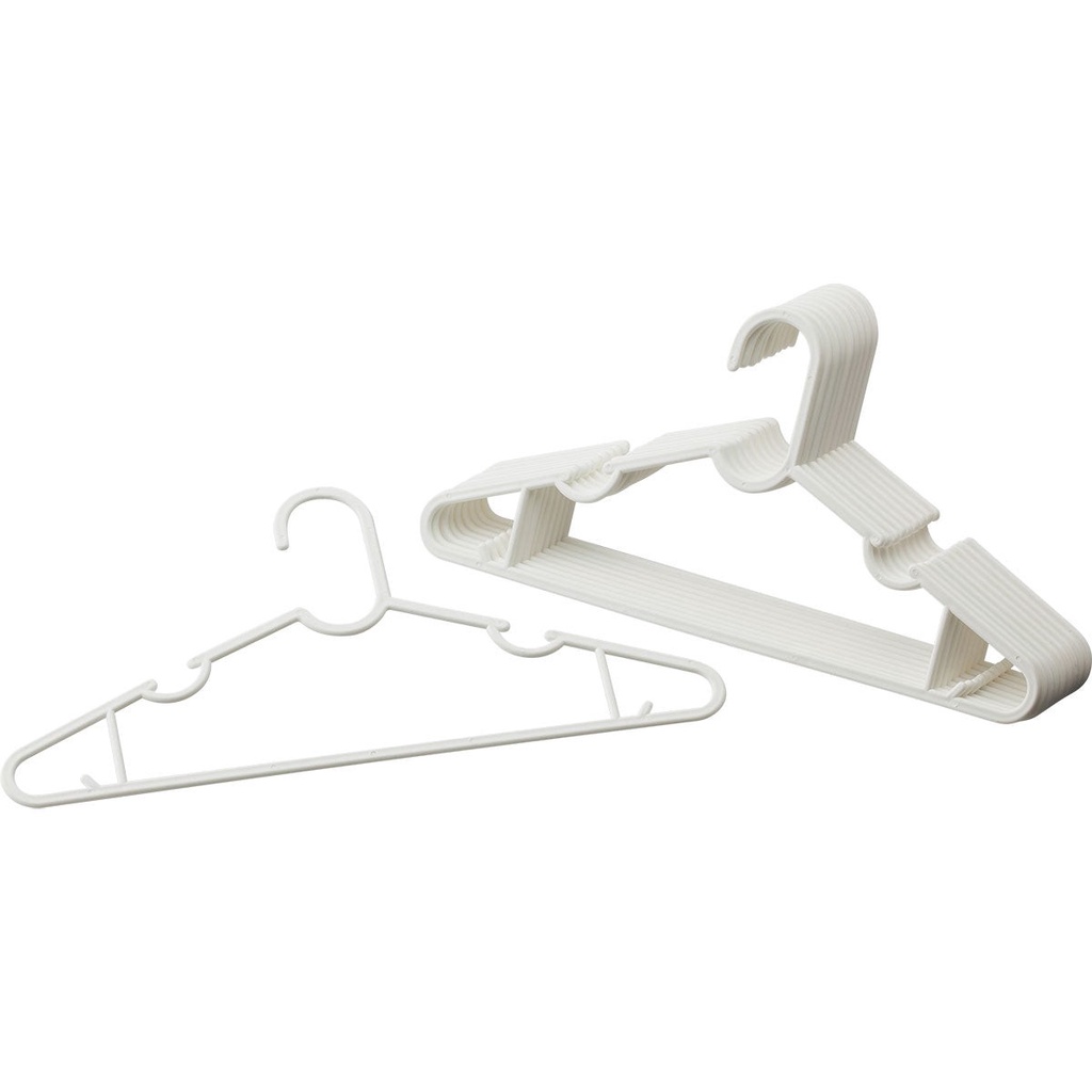 NITORI LAUNDRY Y-SHIRT HANGER 10P YSH-4007NW | Shopee Malaysia