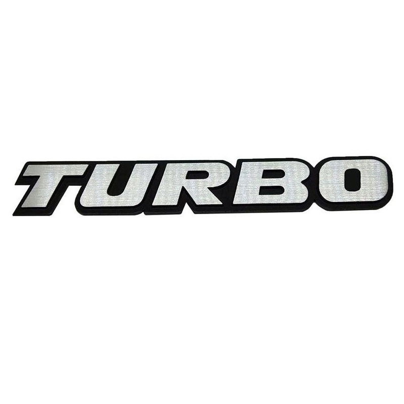 TURBO Car Modification Badge Emblem Decal 3D Logo Sticker | Shopee Malaysia