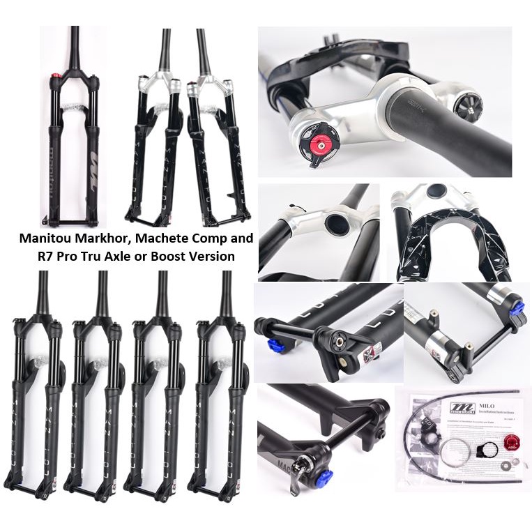 Manitou Markhor, Machete Comp, or R7 Pro 27.5 or 29 Air Fork Boost Tru ...