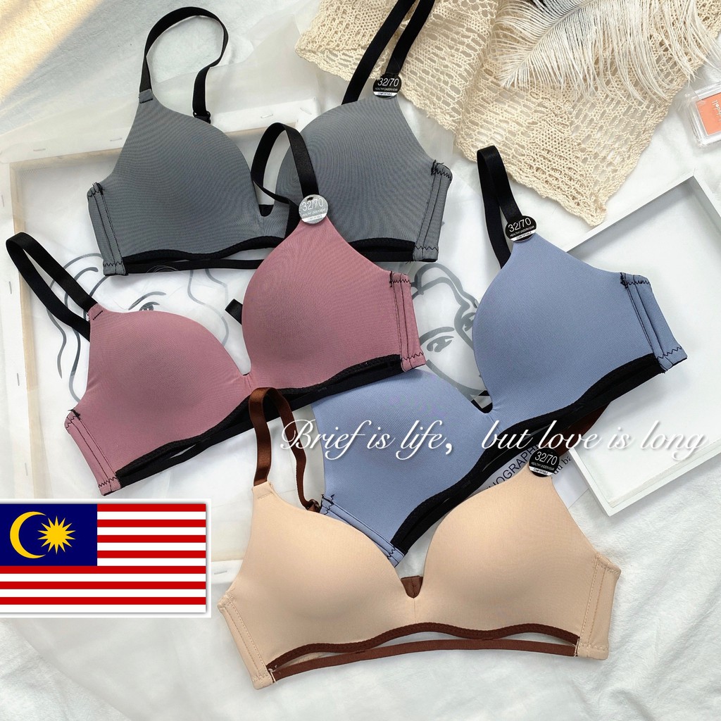 LOCAL READY STOCK Summer Light Push Up Bra Seamless Comfortable Women Bra  B0038