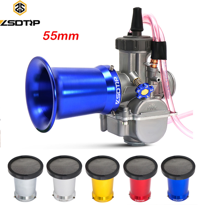 ZSDTRP 55mm Motorcycle Modification Carburetor Air Filter Cup The Wind Cup With Mesh Net For Pe Pwk 32mm 34mm I.108049347