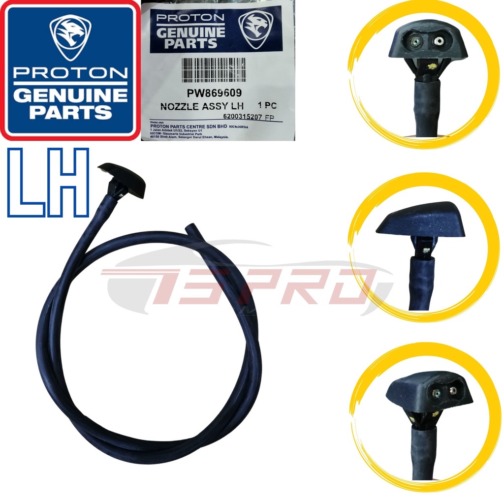 Proton Satria Neo Genuine Wiper Nozzle with hose pipe Washer Water Come