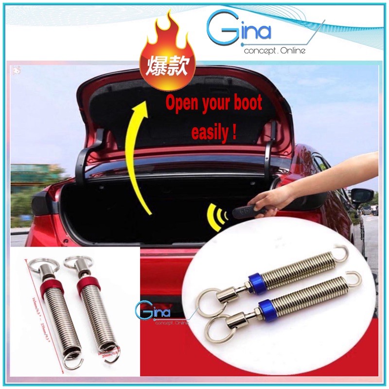 1Set Car Adjustable Automatic Auto Car Trunk Boot Lid Lifting Spring ...
