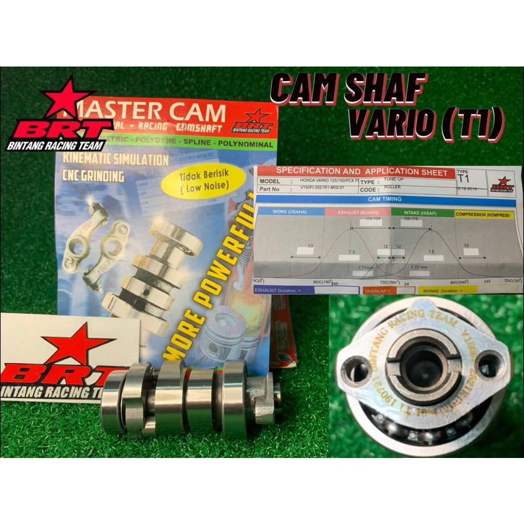 HONDA VARIO 125 / VARIO 150 / ADV 150 brt racing master cam T1 T6 S13 ...
