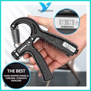 Hand Grip Gripper Fitness Gym Workout Hand Grippers Senaman Tangan Wrist  Arm Strength Sponge Handle Exercise 🔥Adjustable+Counter