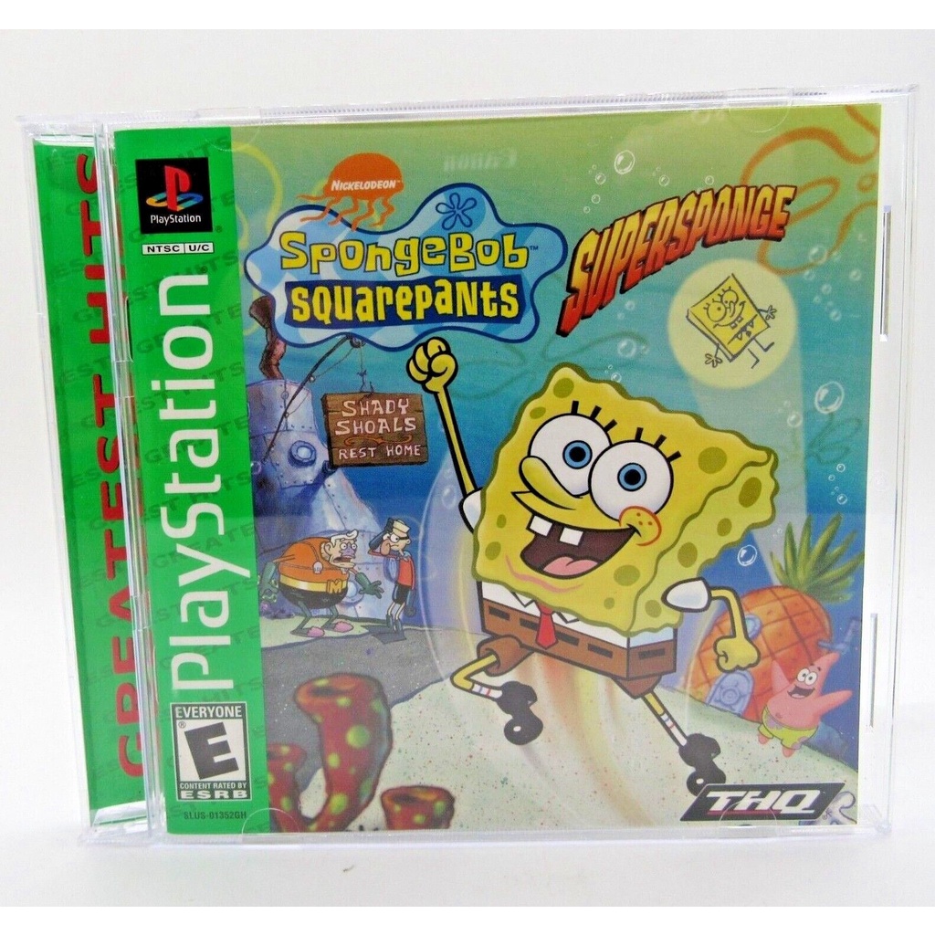 (Used) Ps1 Spongebob Squarepants :Super Sponge - Original Game | Shopee ...