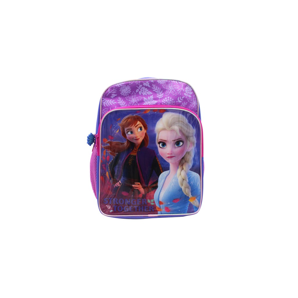 Disney Princess Frozen 2 Elsa & Anna With Front Zipper Pouch Kids Girls ...
