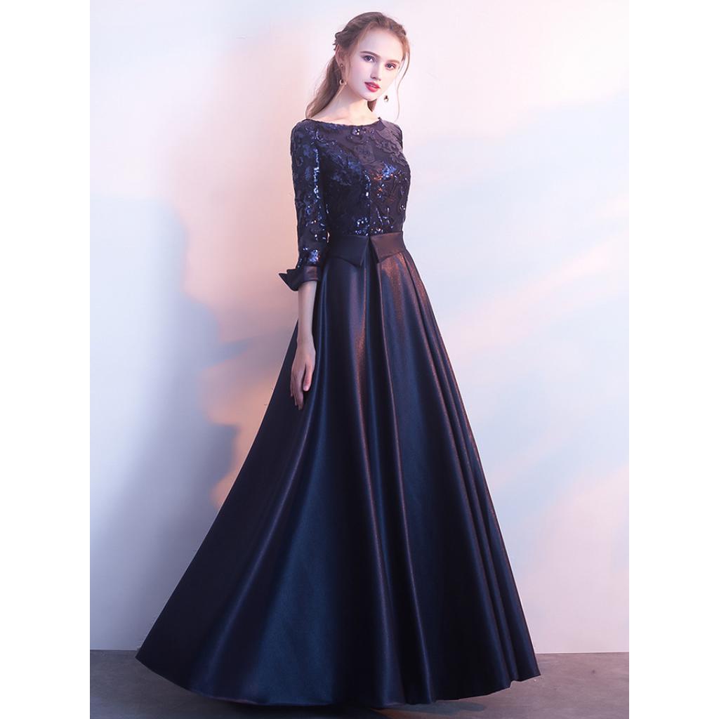 Banquet dress female 2020 dress annual dinner long dress Shopee Malaysia