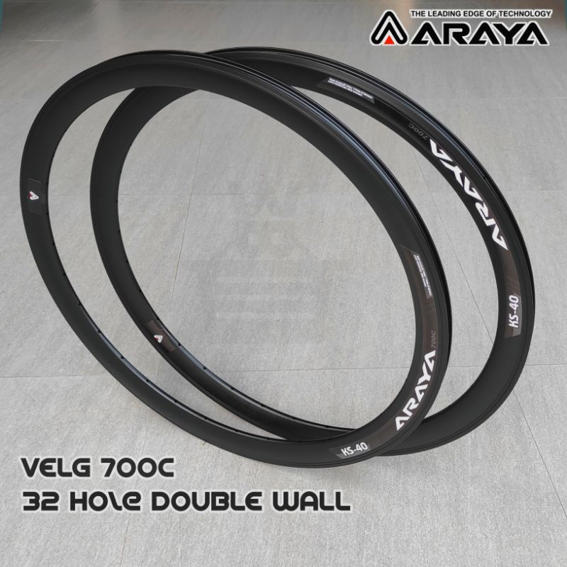 Rim Rim Rim 700c Fixie Roadbike 32 Hole ARAYA KS-40 Double Wall/Rims ...