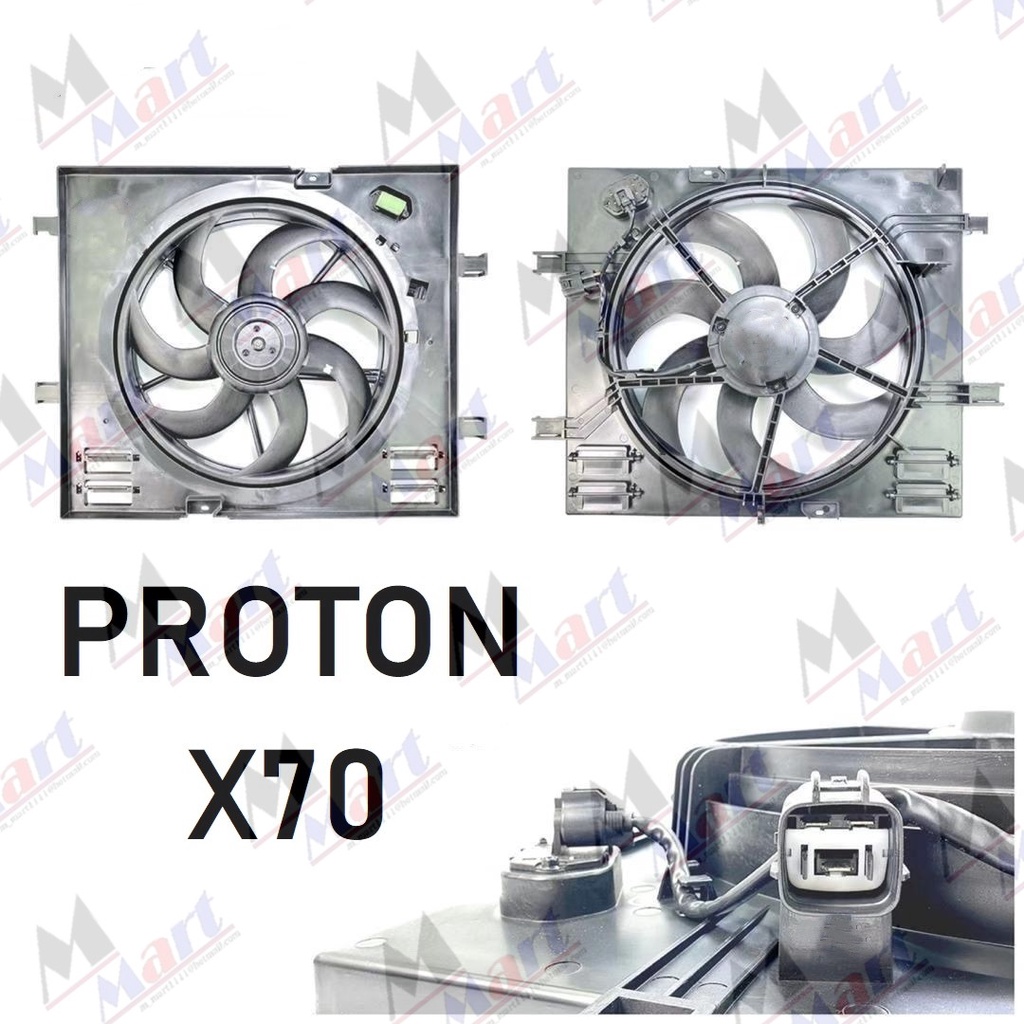 Proton X70 (CBU) Air Cond Radiator Fan Assembly (20785-11400) | Shopee ...