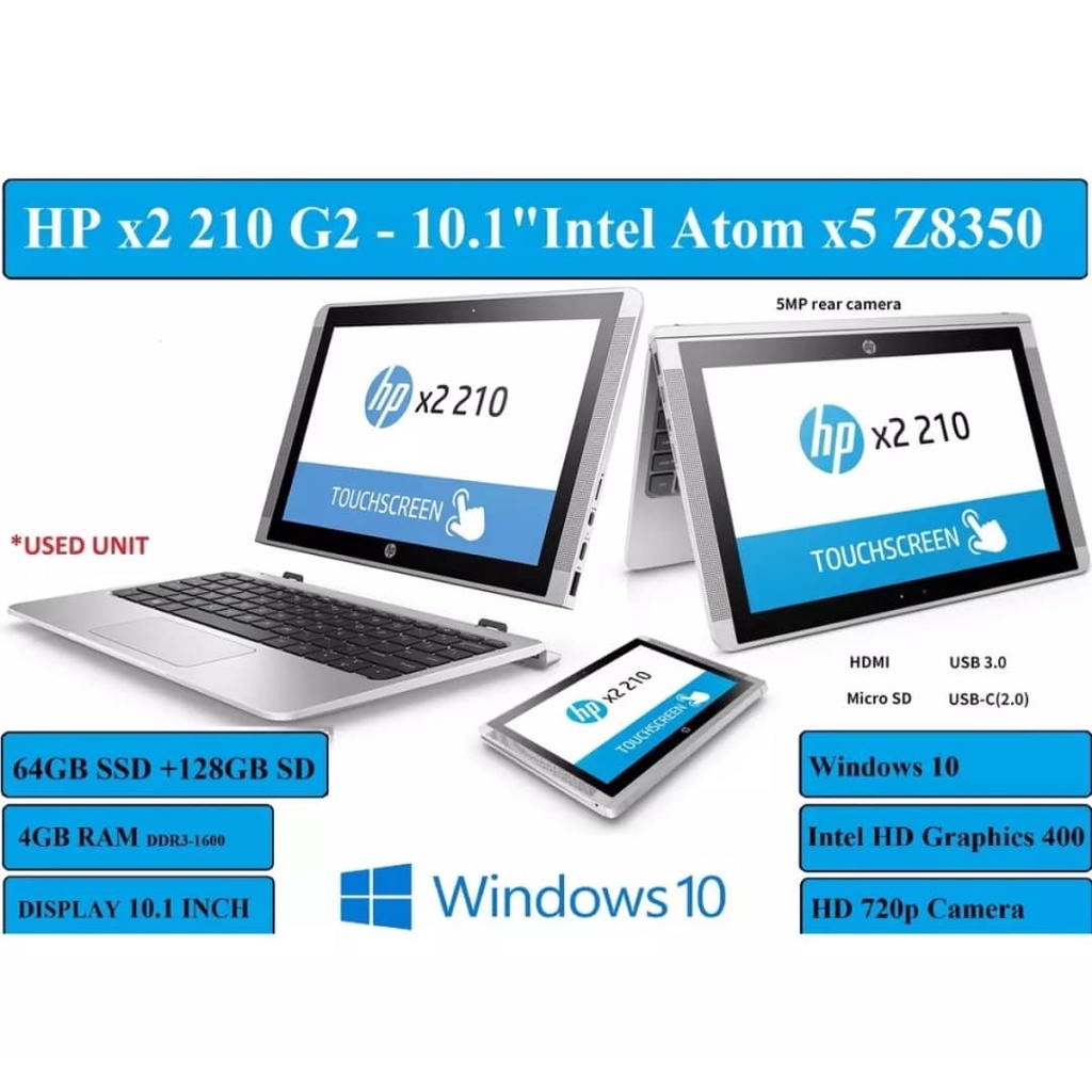 HP x2 210 G2 ( Detachable) Shopee Malaysia
