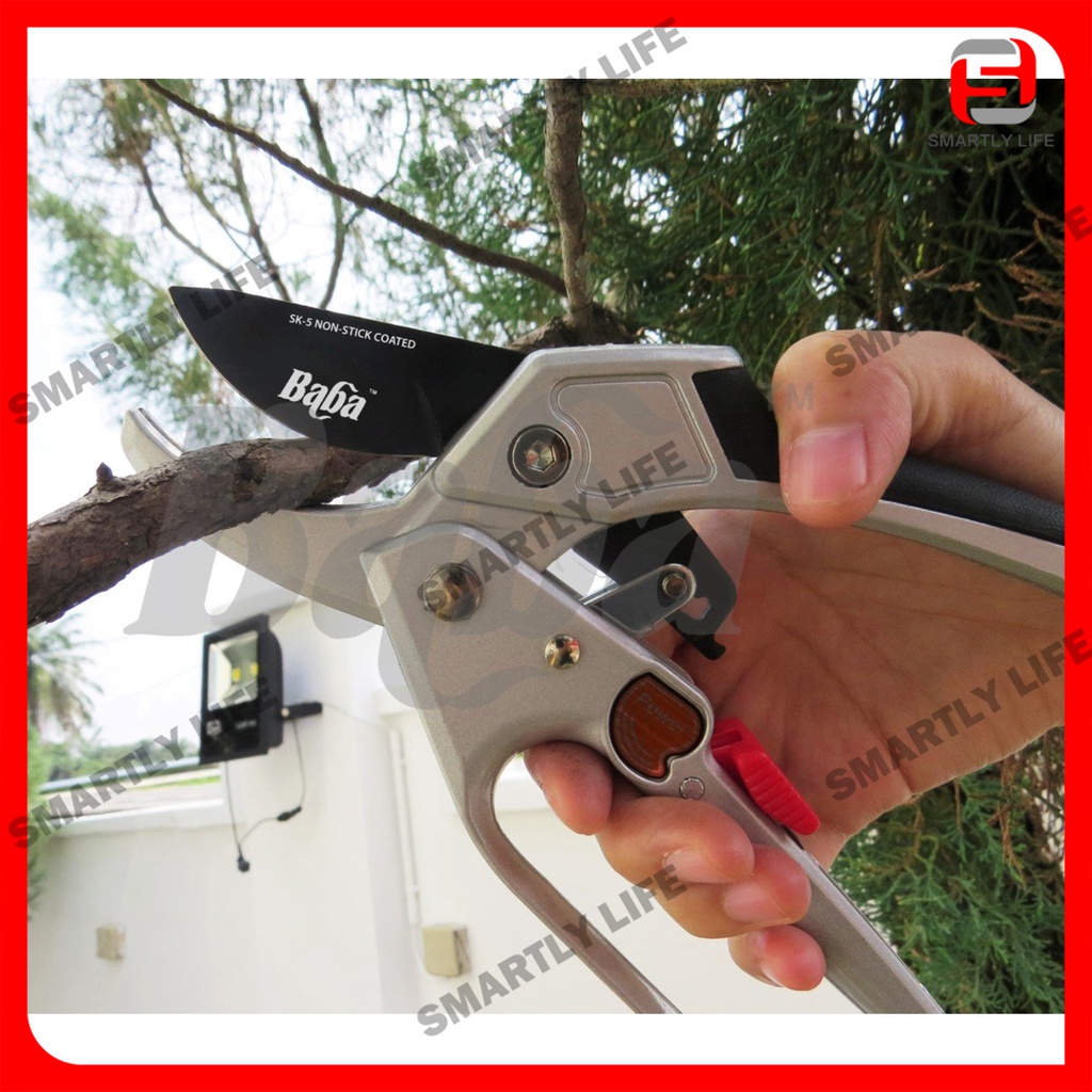 Baba GP-1009 (2) Heavy Duty Aluminium Ratchet Pruner | Shopee Malaysia