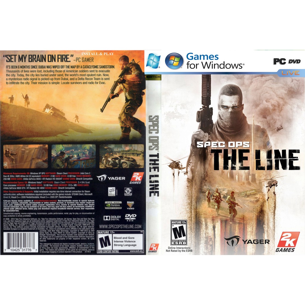 Spec Ops The Line Win DVD | Spec Ops: The Line | ihrm.or.ke