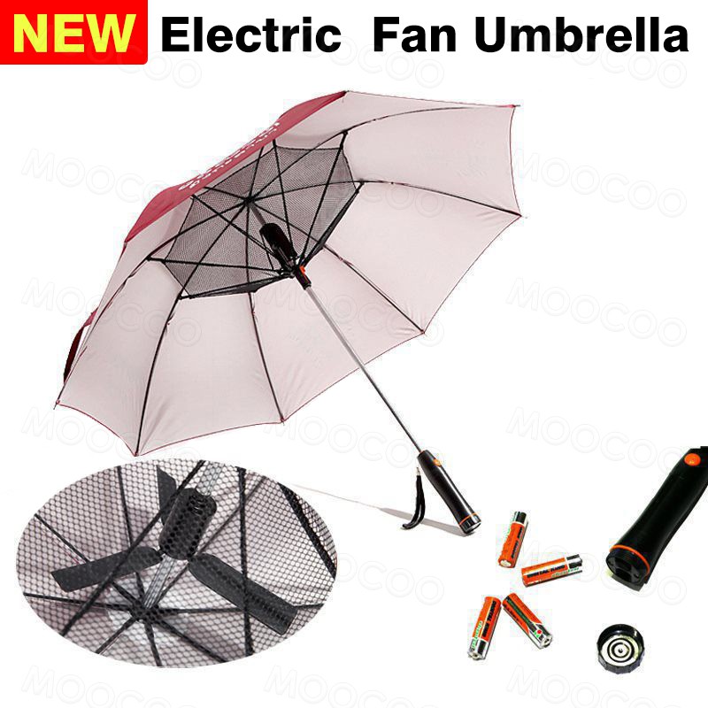 New Fan Umbrella Electric Ultraviolet Sun Umbrella Creative Umbrella With Fan Shopee Malaysia