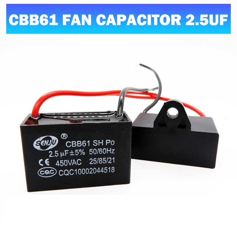 Fan Capasitor kapasitor kipas siling Motor Fan Capacitor CBB61 1/1.2/1