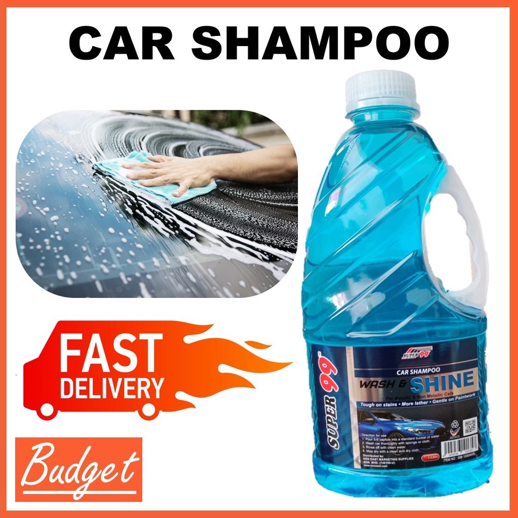 SUPER 99 AUTOWASH & SHINE CAR SHAMPOO (1 LITRE) | Shopee Malaysia