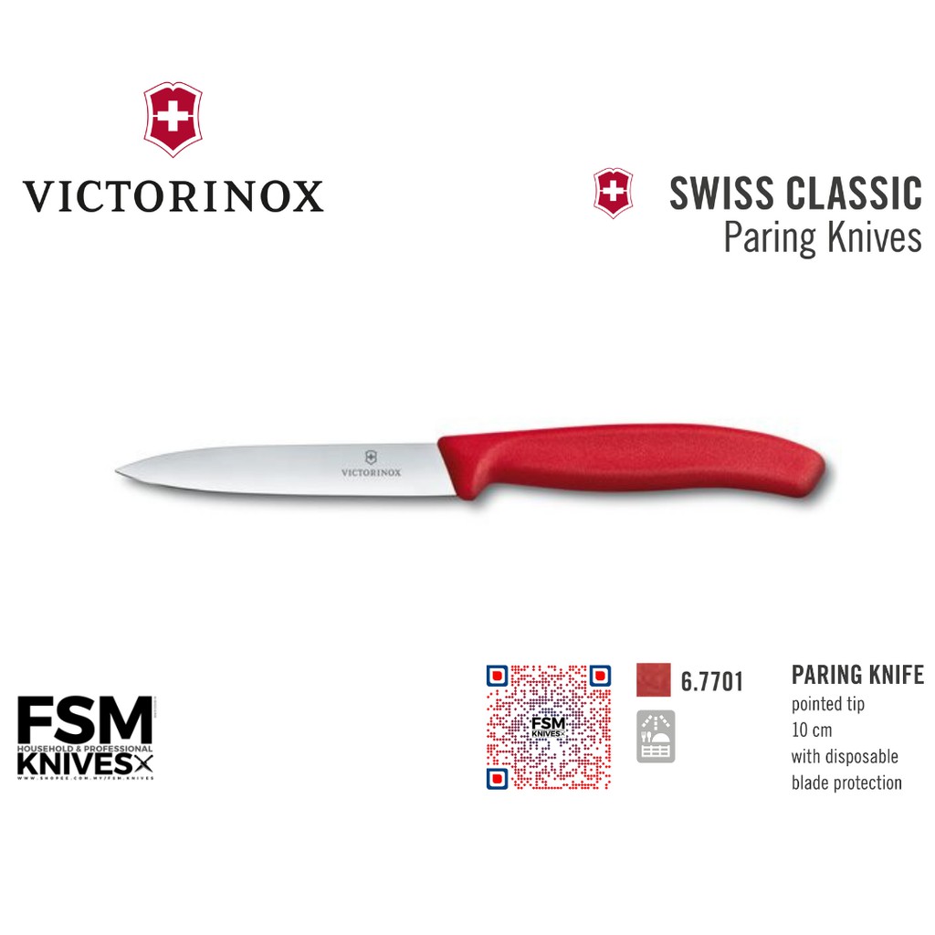 Victorinox Swiss Classic Paring Knife in black - 6.7703