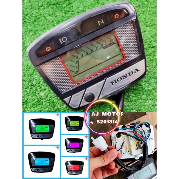 HONDA EX5 / DREAM METER DIGITAL ASSY HIGH POWER DREAM2 COVER LENS ...