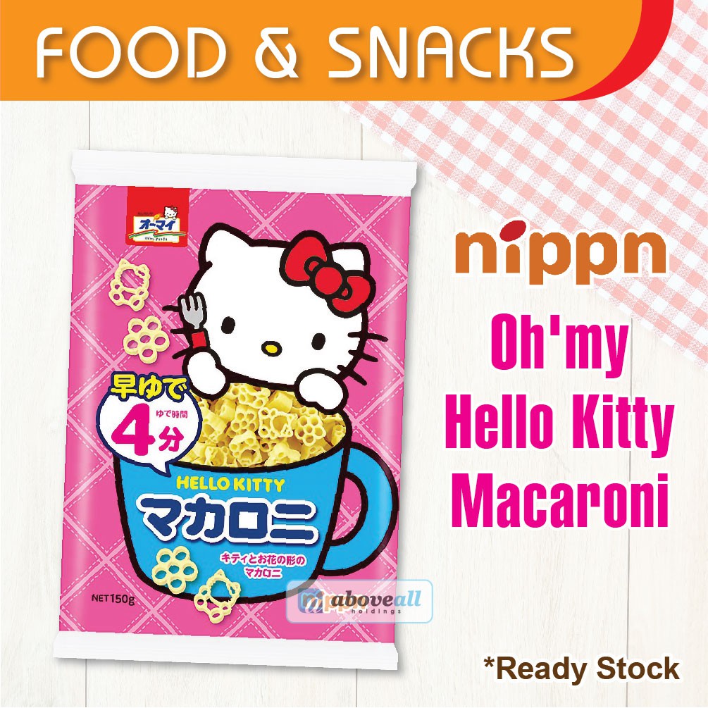 Macaroni　Oh'my　Hello　NIPPN　NIPPN　150g　HELLO　Oh'my　Kitty　Shopee　KITTY　造型通心粉150g　Malaysia