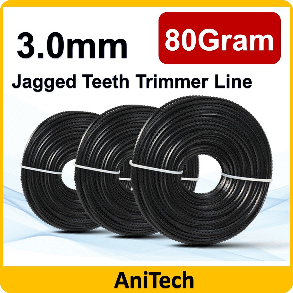 80 Gram Grass Cut Trimmer Line Spool Nylon Cord Wire String Tali mesin ...