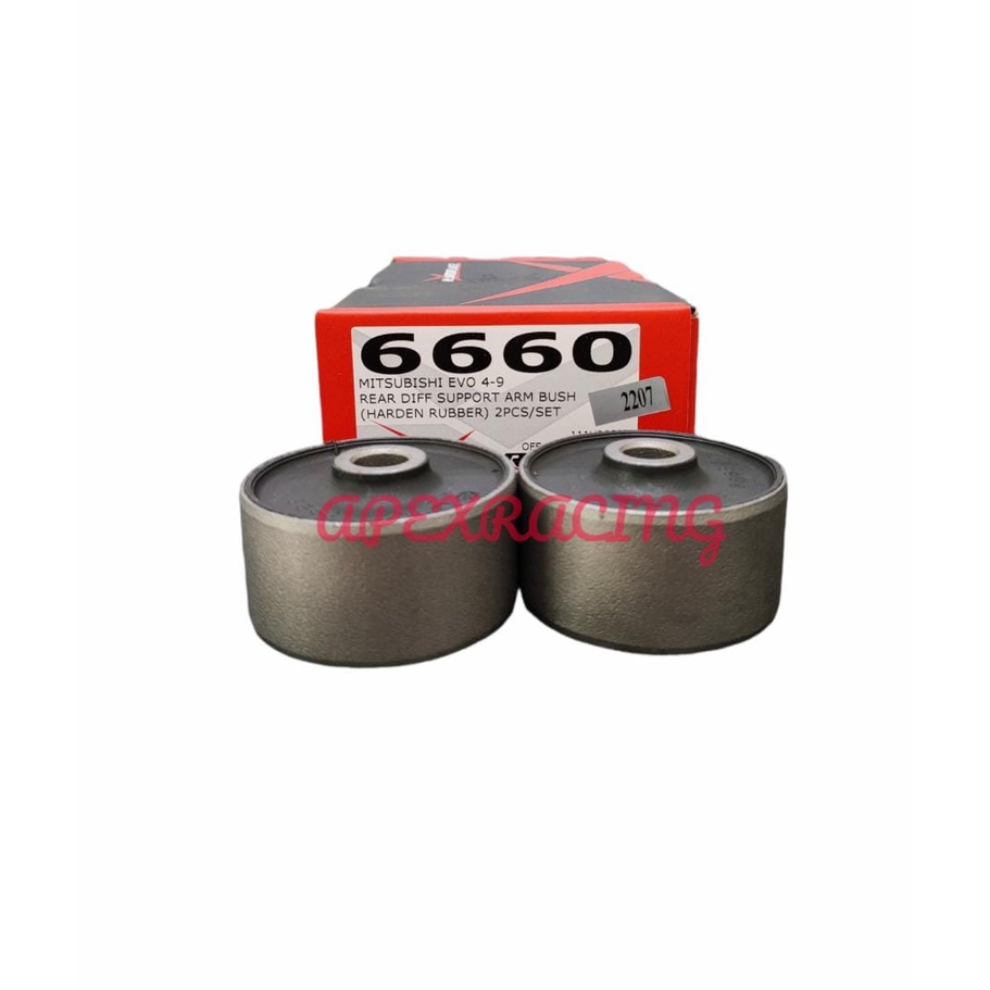 Hardrace REAR DIFF SUPPORT ARM BUSHING Mitsubishi Evo 4-9 Evo4 Evo6 ...