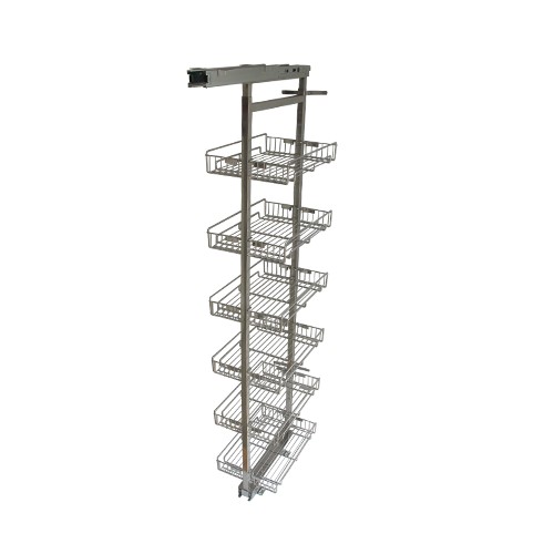 FIDELIS FDR656 SUS304 STAINLESS STEEL 6LAYER PULL OUT BASKET / KITCHEN ...