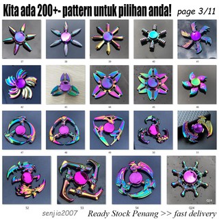 Rainbow Zinc Alloy Hand Spinner Set Forth 51 Styles Of Fidget