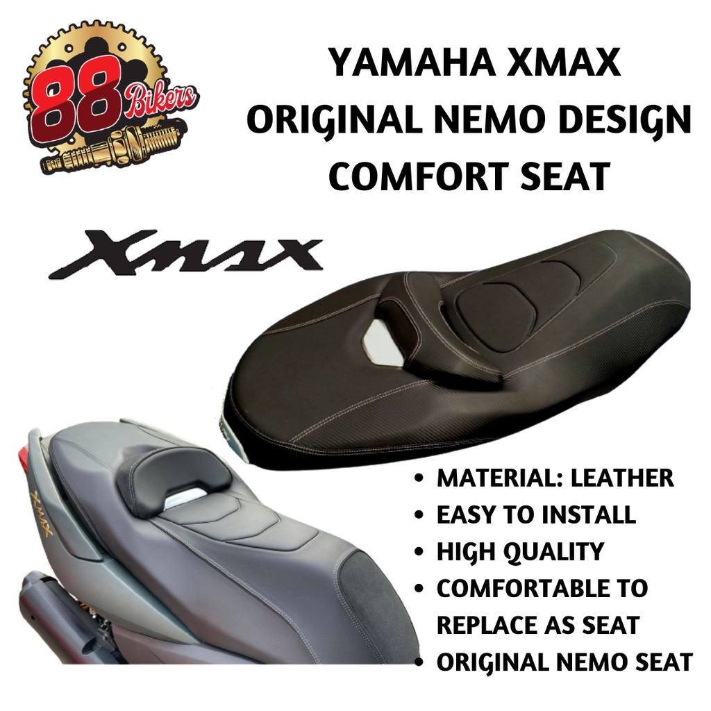 YAMAHA COMFORT SEAT XMAX ORIGINAL NEMO SEAT DESIGN FOR XMAX Shopee