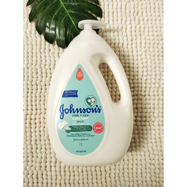 Johnson's Baby Bath Milk + Rice (1L) Shopee Malaysia