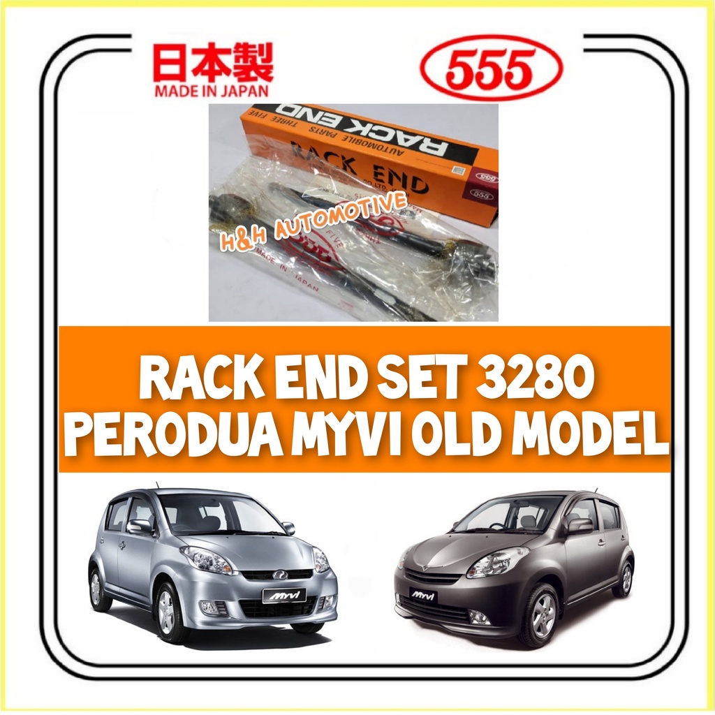 555 Japan Rack End for Perodua Myvi old 2005 - 2010 Year | Shopee Malaysia