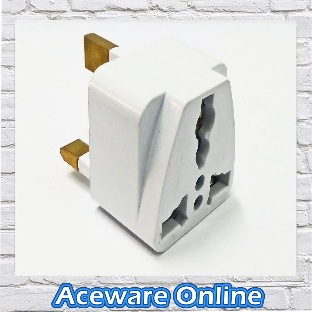 3 Pin Universal Multi Adapter Plug Socket Converter | Shopee Malaysia