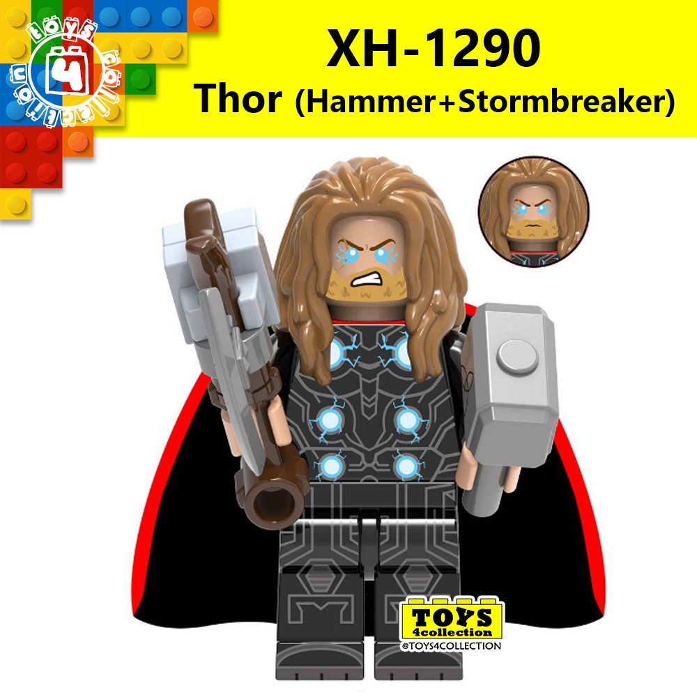XINH 1290 Avengers Endgame Thor Stormbreaker Minifigures Block ...