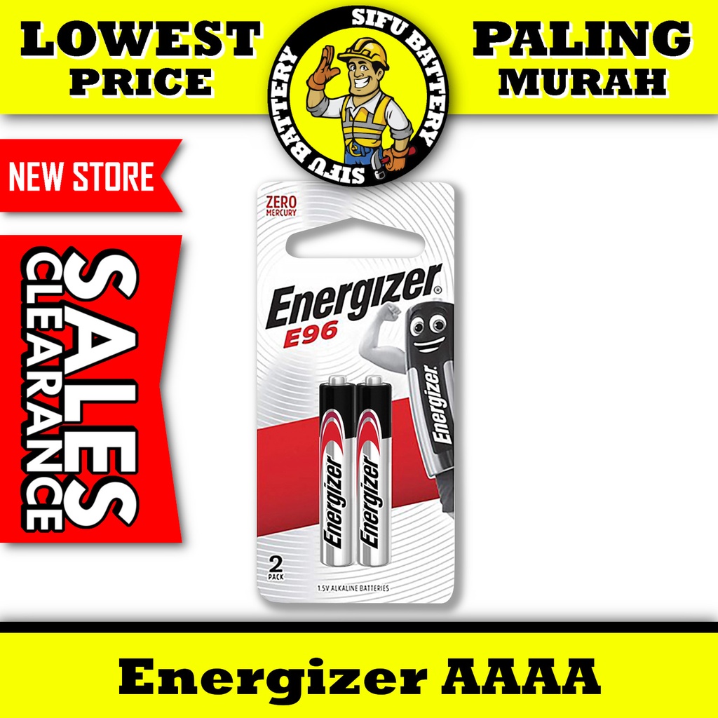 AAAA Battery Energizer Max Powerseal (2Pcs) E96 Value Pack Alkaline