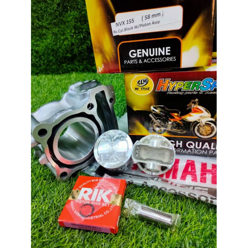RACING BLOCK HPSP NVX Y16 R15 MT15 58MM NVX155 PISTON FJN FORGED SEMI ...