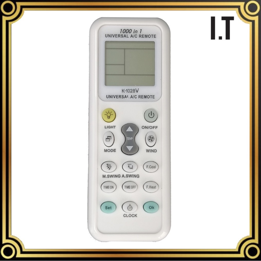 K-1028V Universal Wireless AC Digital LCD Remote Control For Air ...